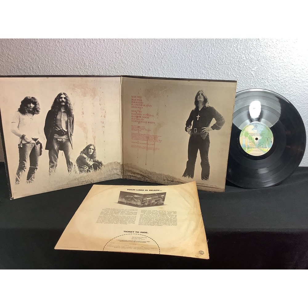 Black Sabbath Paranoid Original USA Release Untested